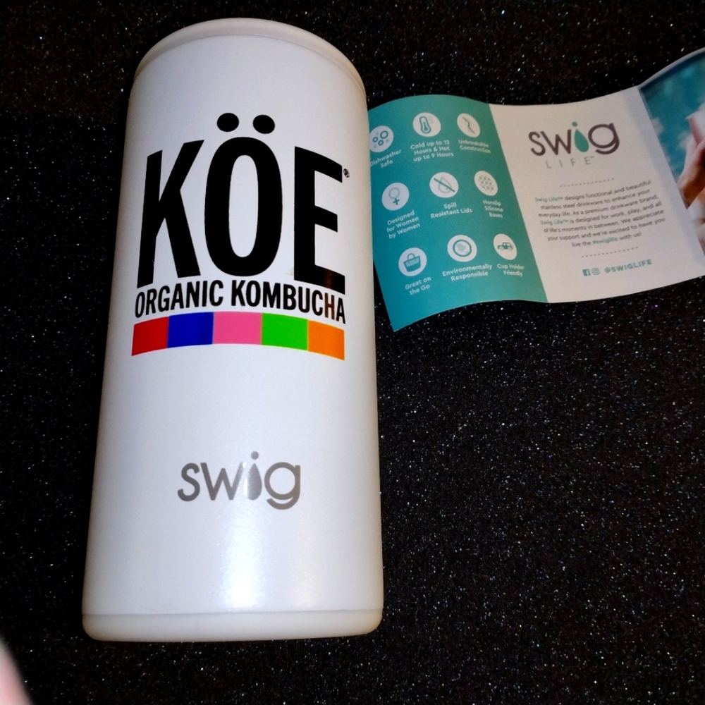 Swig Skinny Can Cooler for 12 oz cans Brand New Stainless Steel Insulated